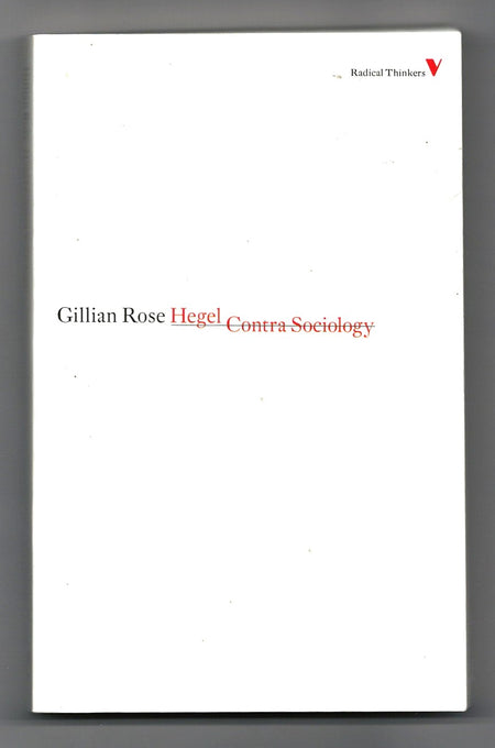 Hegel Contra Sociology by Gillian Rose