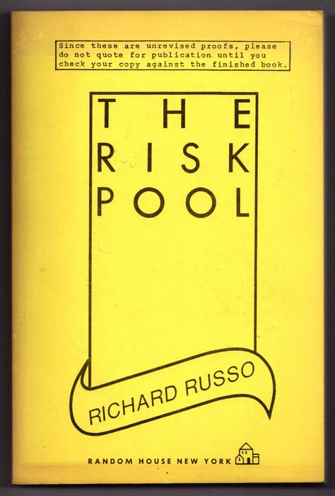 The Risk Pool by Richard Russo