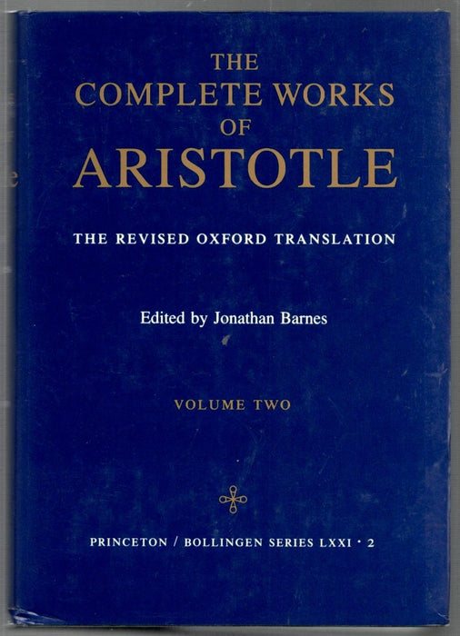 The Complete Works: The Revised Oxford Translation by Aristotle